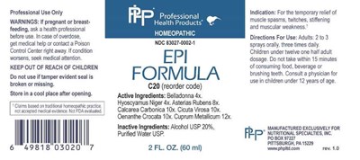 Epi  Formula (Nspc0009 Epi Formula)